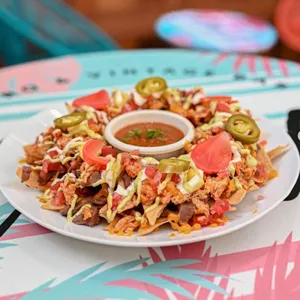 Nachos de Pollo al Pastor