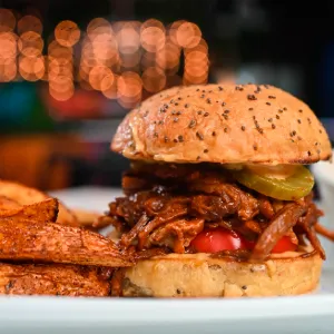 Pulled Pork BBQ Burger